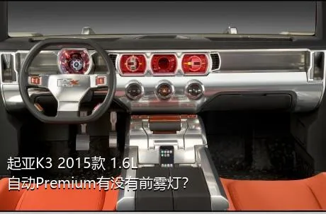 起亚K3 2015款 1.6L 自动Premium有没有前雾灯？