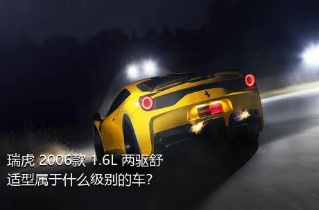 瑞虎 2006款 1.6L 两驱舒适型属于什么级别的车？