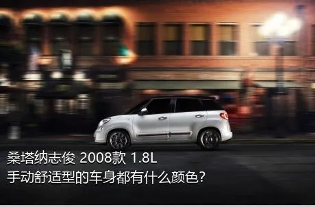 桑塔纳志俊 2008款 1.8L 手动舒适型的车身都有什么颜色？