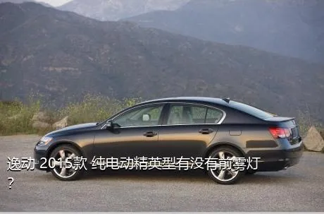 逸动 2015款 纯电动精英型有没有前雾灯？