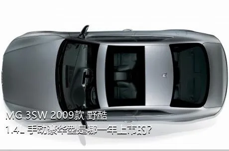 MG 3SW 2009款 野酷 1.4L 手动豪华型是哪一年上市的？