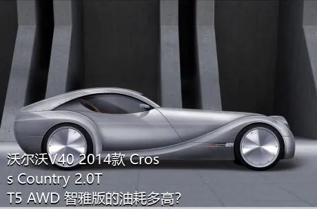 沃尔沃V40 2014款 Cross Country 2.0T T5 AWD 智雅版的油耗多高？