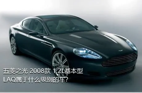 五菱之光 2008款 1.2L基本型LAQ属于什么级别的车？