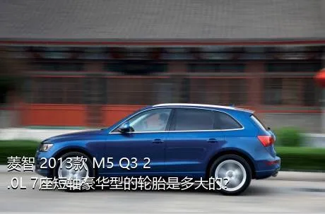 菱智 2013款 M5 Q3 2.0L 7座短轴豪华型的轮胎是多大的？