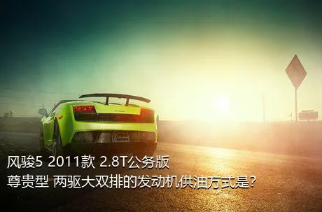 风骏5 2011款 2.8T公务版 尊贵型 两驱大双排的发动机供油方式是？