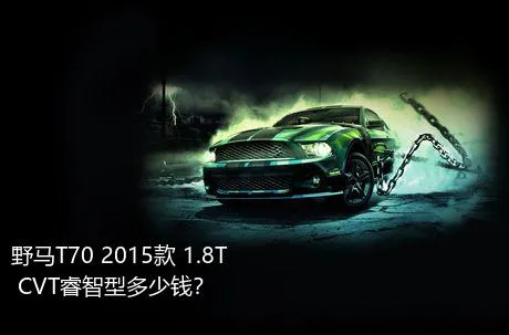 野马T70 2015款 1.8T CVT睿智型多少钱？