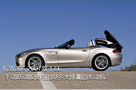 标致206 2007款 1.6L 手动跃动版使用的是多大排量的发动机？