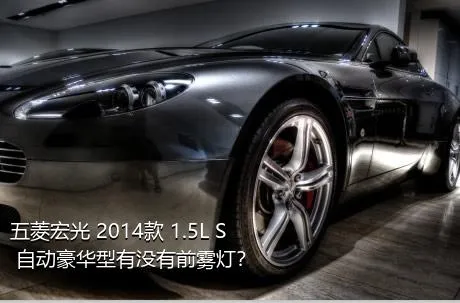 五菱宏光 2014款 1.5L S 自动豪华型有没有前雾灯？
