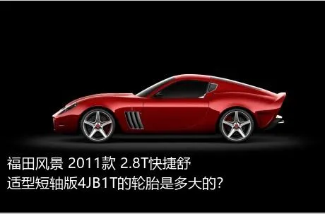 福田风景 2011款 2.8T快捷舒适型短轴版4JB1T的轮胎是多大的？