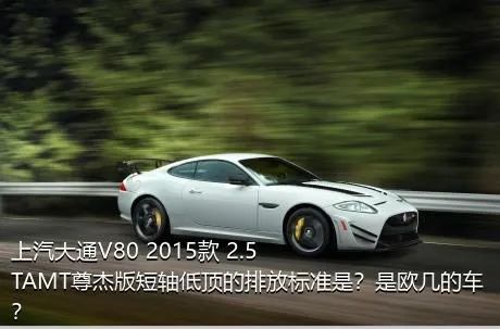 上汽大通V80 2015款 2.5TAMT尊杰版短轴低顶的排放标准是？是欧几的车？
