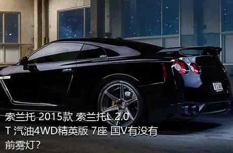 索兰托 2015款 索兰托L 2.0T 汽油4WD精英版 7座 国V有没有前雾灯？