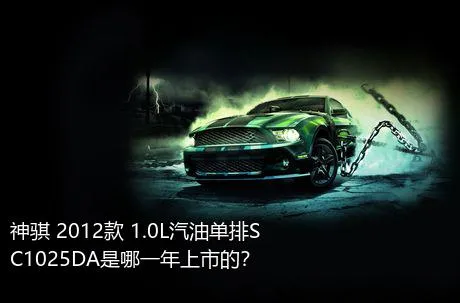 神骐 2012款 1.0L汽油单排SC1025DA是哪一年上市的？