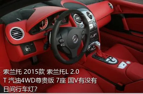 索兰托 2015款 索兰托L 2.0T 汽油4WD尊贵版 7座 国V有没有日间行车灯？