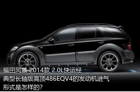 福田风景 2014款 2.0L快运经典型长轴版高顶486EQV4的发动机进气形式是怎样的？