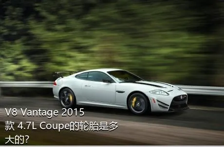 V8 Vantage 2015款 4.7L Coupe的轮胎是多大的？