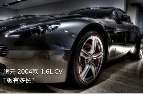 旗云 2004款 1.6L CVT版有多长？
