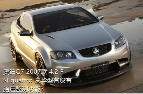 奥迪Q7 2007款 4.2 FSI quattro 豪华型有没有胎压监测功能？