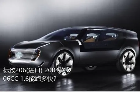 标致206(进口) 2004款 206CC 1.6能跑多快？