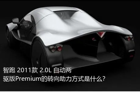 智跑 2011款 2.0L 自动两驱版Premium的转向助力方式是什么？