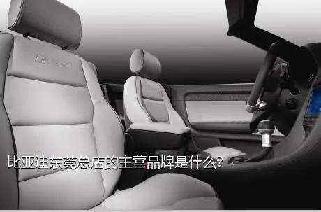 比亚迪东莞总店的主营品牌是什么？