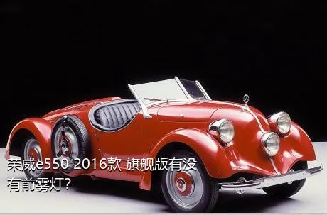 荣威e550 2016款 旗舰版有没有前雾灯？