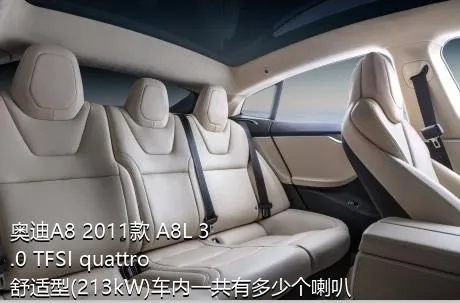 奥迪A8 2011款 A8L 3.0 TFSI quattro舒适型(213kW)车内一共有多少个喇叭？