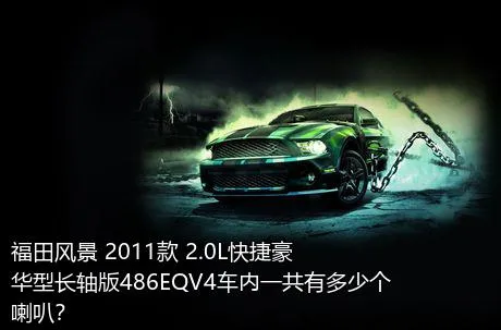 福田风景 2011款 2.0L快捷豪华型长轴版486EQV4车内一共有多少个喇叭？