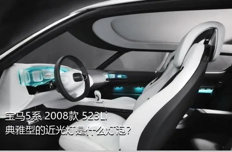 宝马5系 2008款 523Li 典雅型的近光灯是什么灯泡？