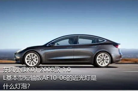 东风小康K01 2008款 1.0L基本型短轴版AF10-06的近光灯是什么灯泡？