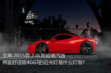 宝典 2015款 2.0L新超值汽油两驱舒适版4G63的近光灯是什么灯泡？