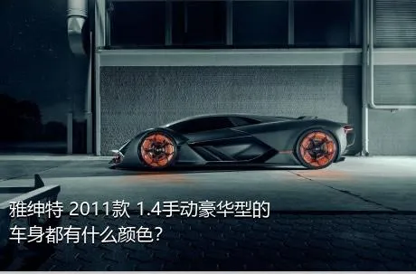 雅绅特 2011款 1.4手动豪华型的车身都有什么颜色？