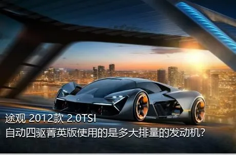 途观 2012款 2.0TSI 自动四驱菁英版使用的是多大排量的发动机？