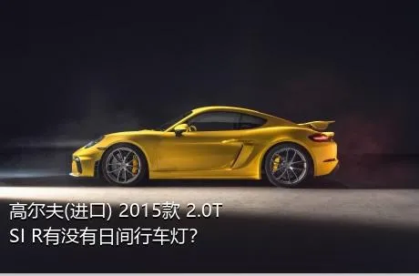 高尔夫(进口) 2015款 2.0TSI R有没有日间行车灯？