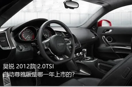 昊锐 2012款 2.0TSI 自动尊雅版是哪一年上市的？
