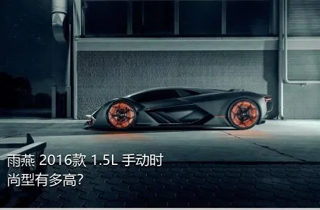 雨燕 2016款 1.5L 手动时尚型有多高？