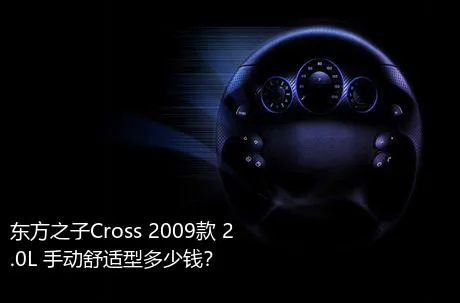 东方之子Cross 2009款 2.0L 手动舒适型多少钱？