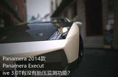 Panamera 2014款 Panamera Executive 3.0T有没有胎压监测功能？