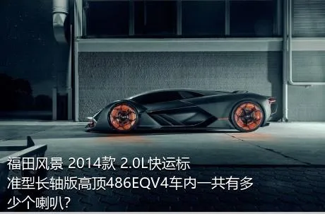 福田风景 2014款 2.0L快运标准型长轴版高顶486EQV4车内一共有多少个喇叭？