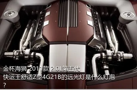 金杯海狮 2011款 2.0L第五代快运王舒适Z型4G21B的远光灯是什么灯泡？