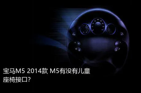 宝马M5 2014款 M5有没有儿童座椅接口？