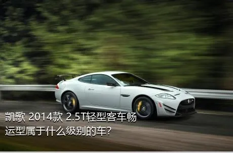 凯歌 2014款 2.5T轻型客车畅运型属于什么级别的车？