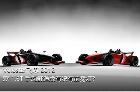 Veloster飞思 2012款 1.6T 手动舒适版有没有前雾灯？