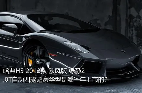 哈弗H5 2012款 欧风版 绿静2.0T自动四驱超豪华型是哪一年上市的？
