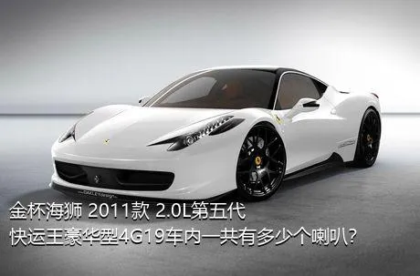 金杯海狮 2011款 2.0L第五代快运王豪华型4G19车内一共有多少个喇叭？