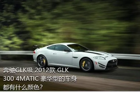 奔驰GLK级 2012款 GLK 300 4MATIC 豪华型的车身都有什么颜色？