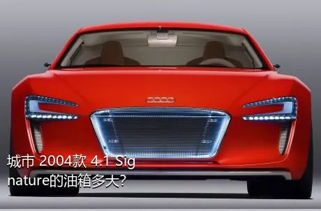 城市 2004款 4.1 Signature的油箱多大？