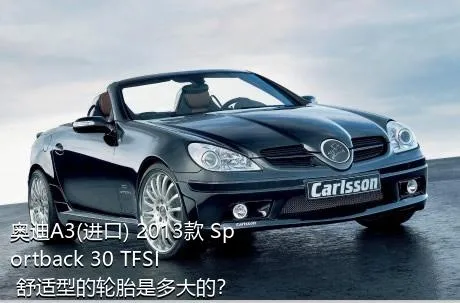 奥迪A3(进口) 2013款 Sportback 30 TFSI 舒适型的轮胎是多大的？