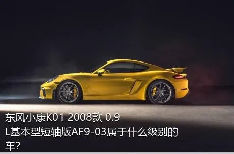 东风小康K01 2008款 0.9L基本型短轴版AF9-03属于什么级别的车？