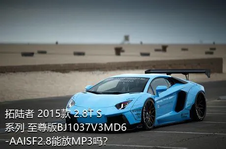 拓陆者 2015款 2.8T S系列 至尊版BJ1037V3MD6-AAISF2.8能放MP3吗？
