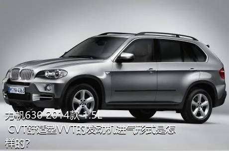 力帆630 2014款 1.5L CVT舒适型VVT的发动机进气形式是怎样的？